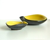 Set of Fritz Van Daalen Mod Yellow Bowls