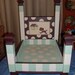 Hand Painted, Handmade Wood Dog/Pet Bed