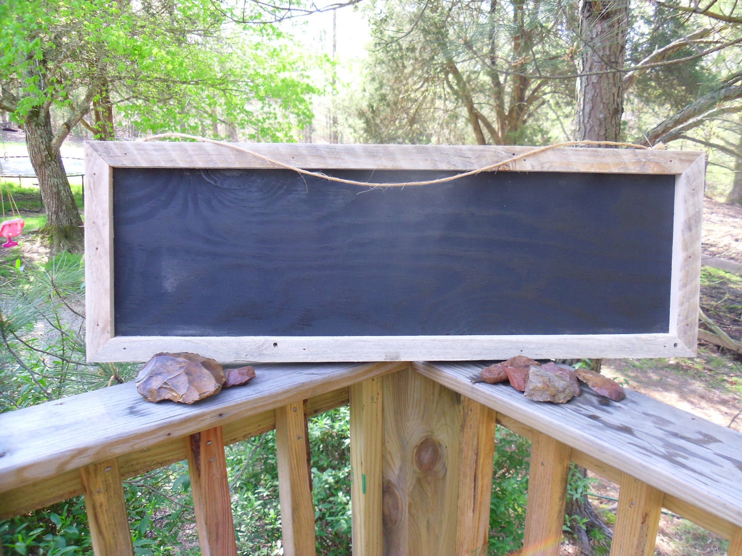 Rustic Chalkboard Reclaimed Barnwood