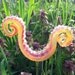 Borosilicate Boro Iridescent Tentacle Hummingbird/Butterfly Perch Garden or Planter Decoration
