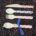 Patriotic Wooden Cutlery (biodegradable and compostable) Summer Picnics / 4th of July/Labor Day / Memorial Day / USA