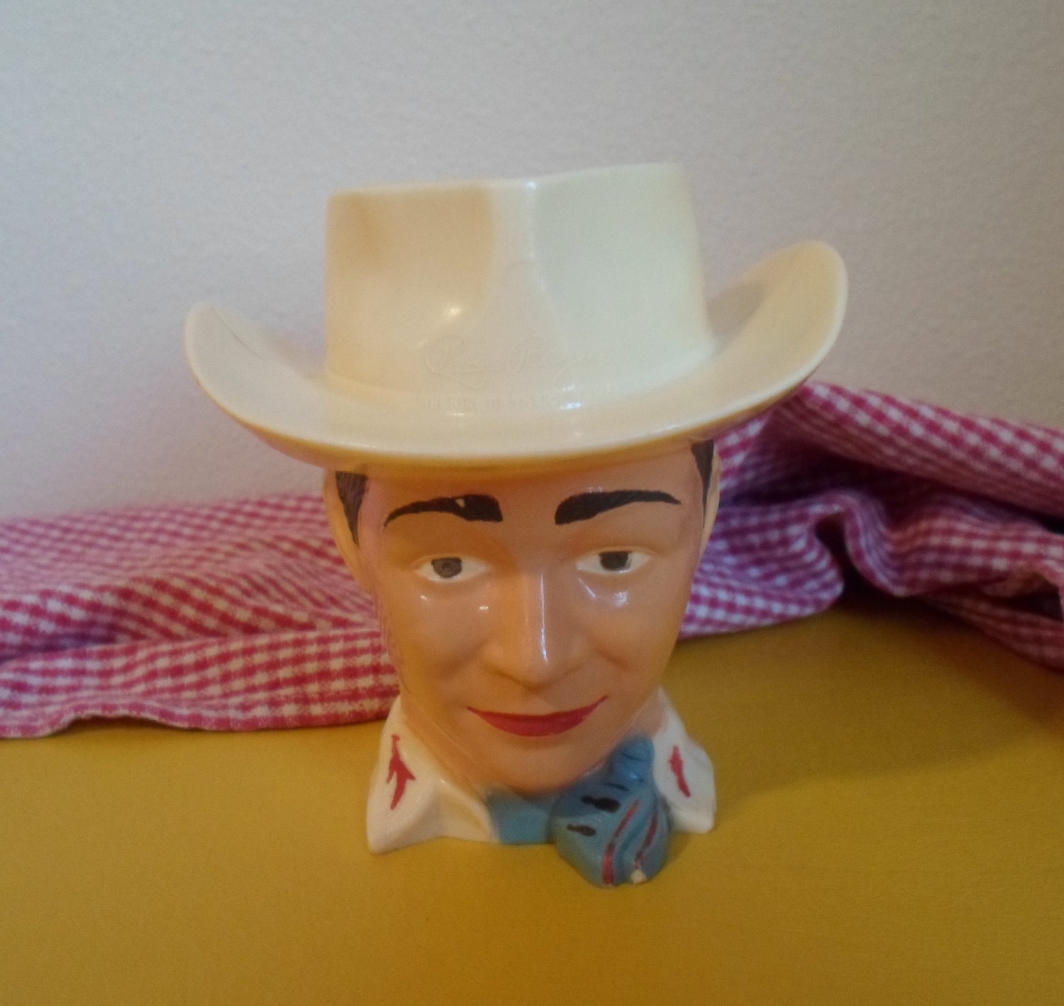 vintage plastic Roy Rogers drinking cup by alsredesignvintage
