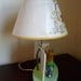 Vintage Bambi Lampand Bambi Lamp Shade made by the Dolly Toy Company Tipp City Ohio Nursery Child's Room
