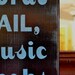Where words fail music speaks, guitar, custom wood sign, home decor