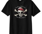 Beatings Will Continue Skull Pirate New T Shirt S M L XL 2X 3X 4X 5X Until Morale Improves