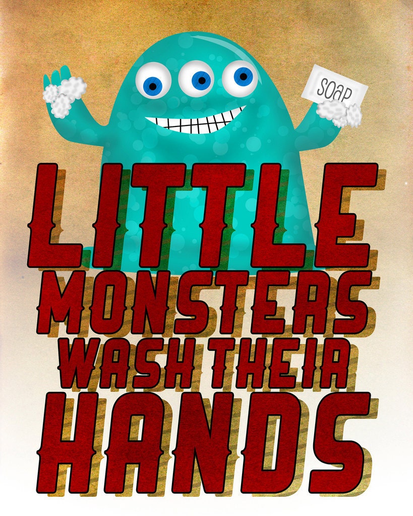 Little Monsters - Wash Hands