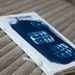 handmade journal with cyanotype
