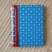 blue vintage hand made journal // hard bound journal