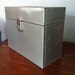 Vintage Gray Metal File Box