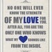 Strength of My Love, Nursery Art, NURSERY PRINT,  8 x 10- Childrens Decor, wall art