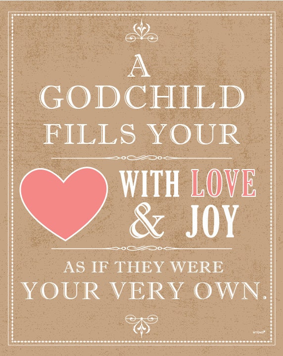 NURSERY ART- GODCHILD- 8 x 10, Print- Childrens Decor, wall art