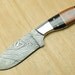 Hand made damacus knife, custom design , Hunting and skinning knife