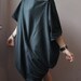 Black Cotton Casual Loose Blouse / Oversized Top