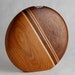 Circular Wood Bud Vase made by Warren Vienneau