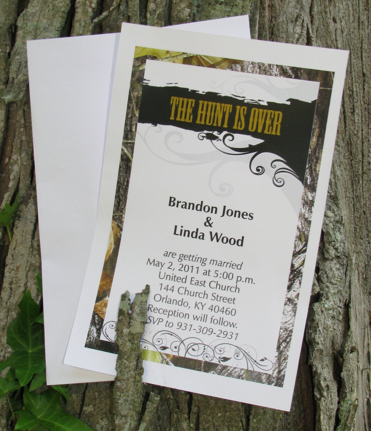 Camouflage Wedding Invitations