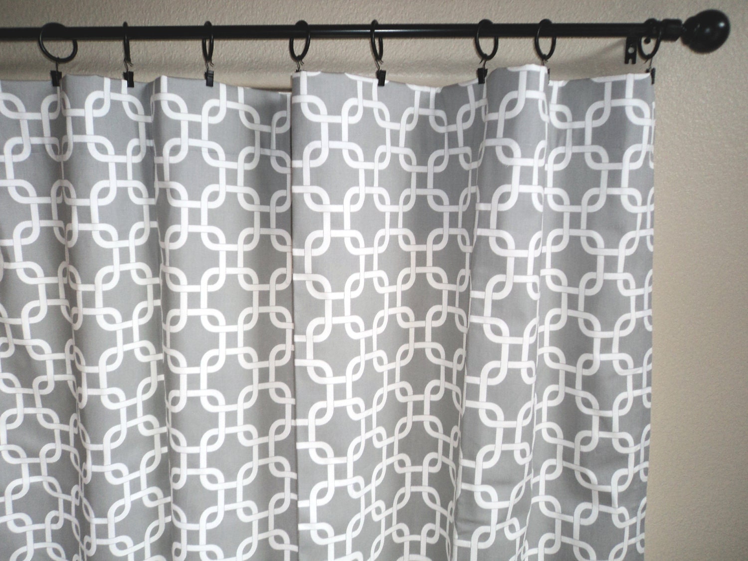 What Color Curtains Go With Purple Walls Black White Pattern Curtains