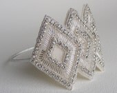 LULU - Flapper Bridal Deco Rhinestone Crystal Beaded Headband - hair accessories, head piece, headpiece, 1920s