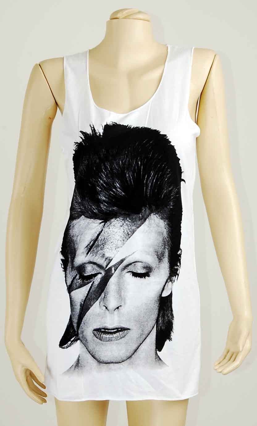 David Bowie Bolt Ziggy Stardust Mini Dress Women By Dressrockstyle 4792