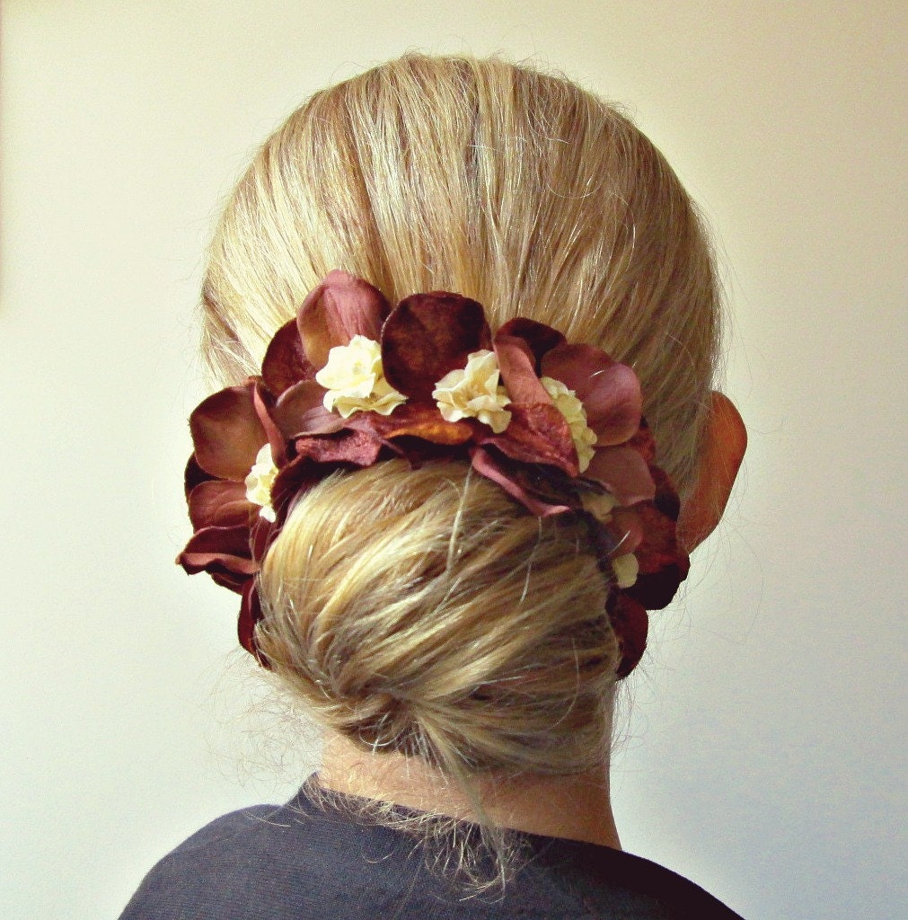Fawn - Beautiful Earthy Bun Belt, flower crown for your hair bun