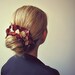 Fawn - Beautiful Earthy Bun Belt, flower crown for your hair bun