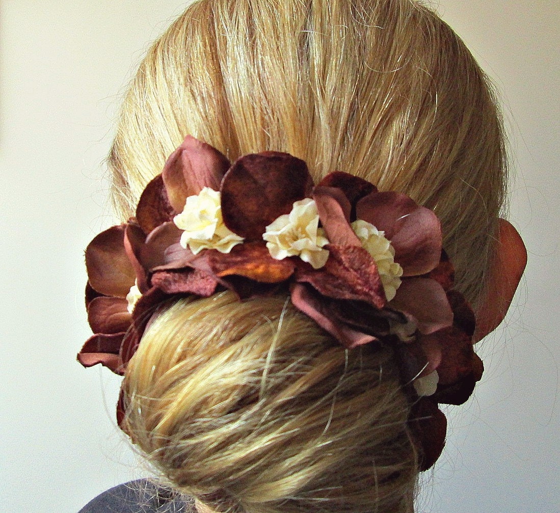 Fawn - Beautiful Earthy Bun Belt, flower crown for your hair bun