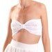ON SALE White Lace Bandeau Bralette