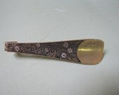 Ornate Vintage Brass Shoe Horn
