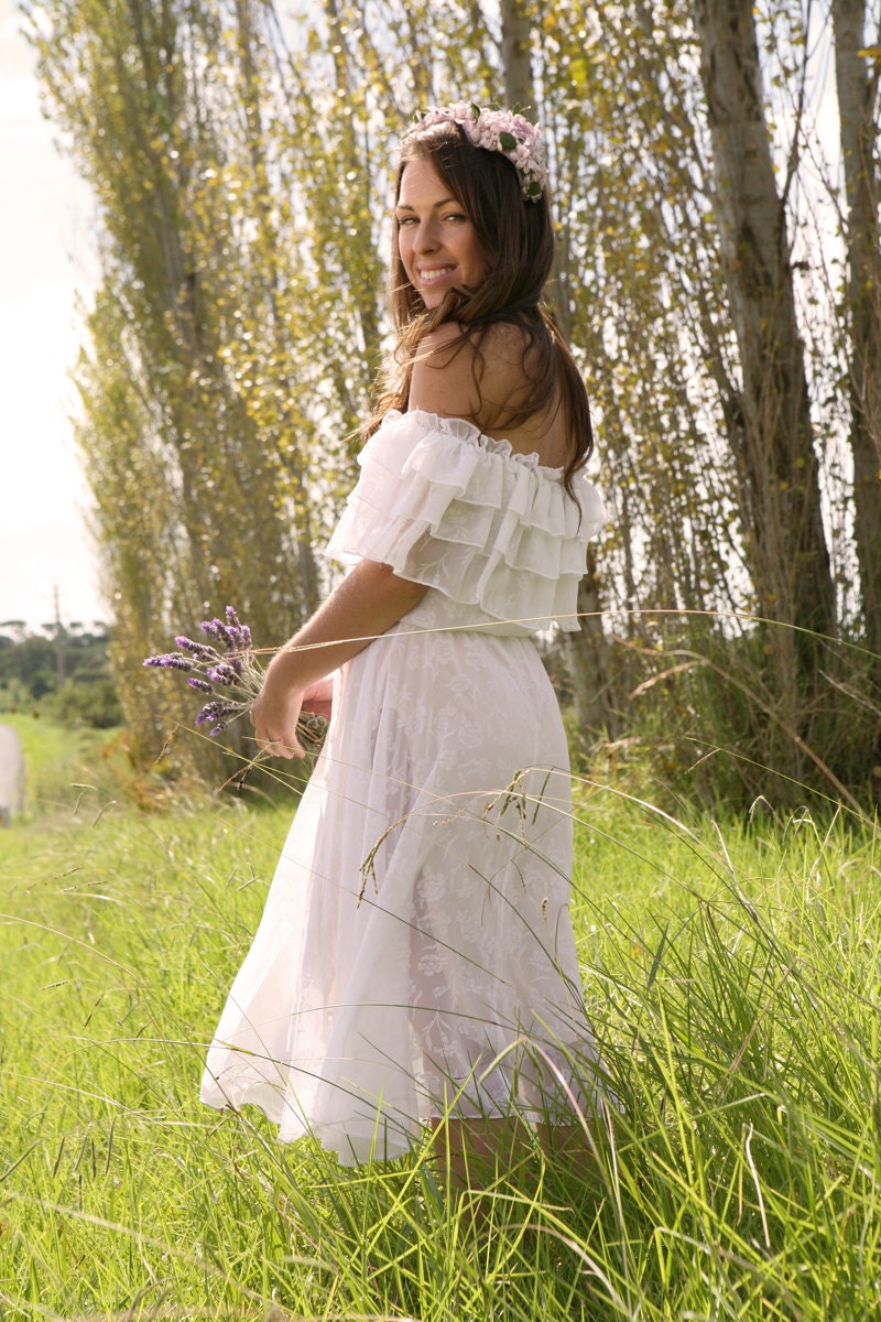 Vintage Wedding Dress - INGRID 1970s