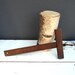 Beautifully aged antique wooden T square