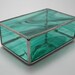 Teal Baroque Stained Glass Box, 4x6 (Made to Order)