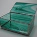 Teal Baroque Stained Glass Box, 4x6 (Made to Order)