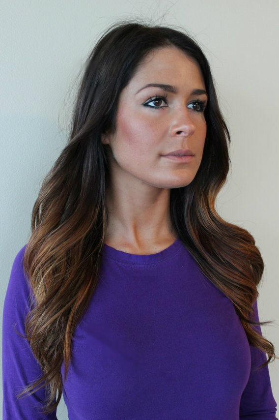 22" Clip-In Hair Extensions Custom Colored or Ombre