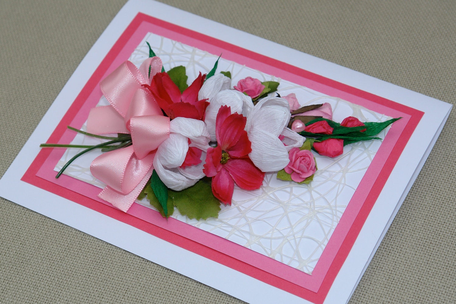 handmade-blank-card-with-bouquet-of-pink-handmade-by-aniamelisa