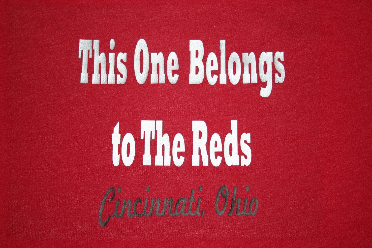 cincinnati reds lettering