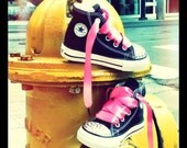 Toddler Hi-Top Converse With Swarovski Rhinestones Size 2