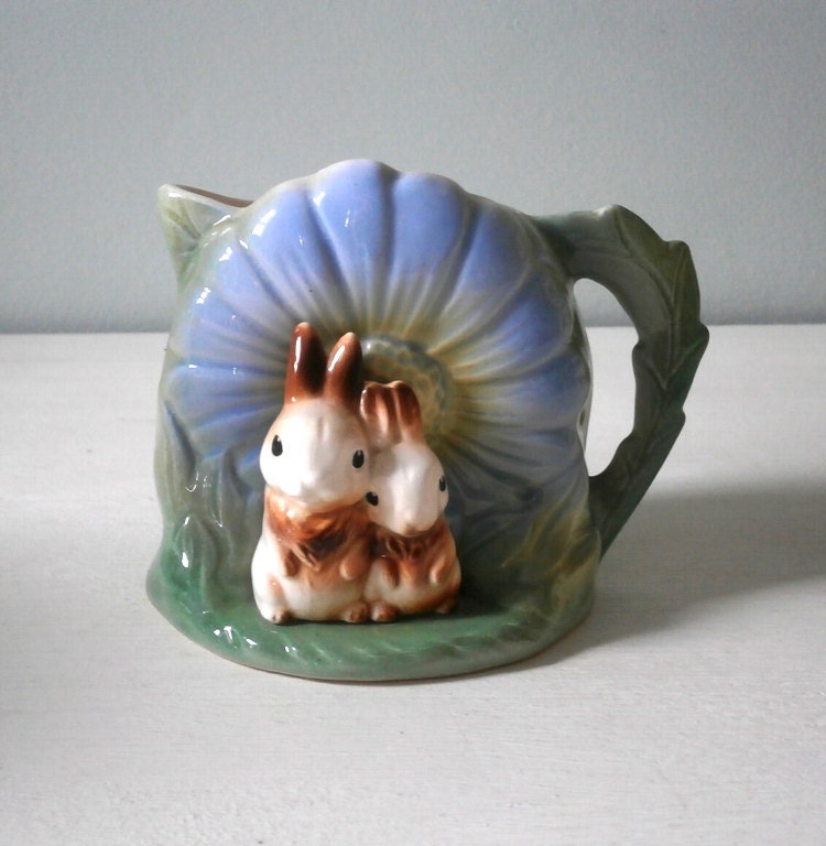 Vintage Rabbit Jug Hornsea Pottery