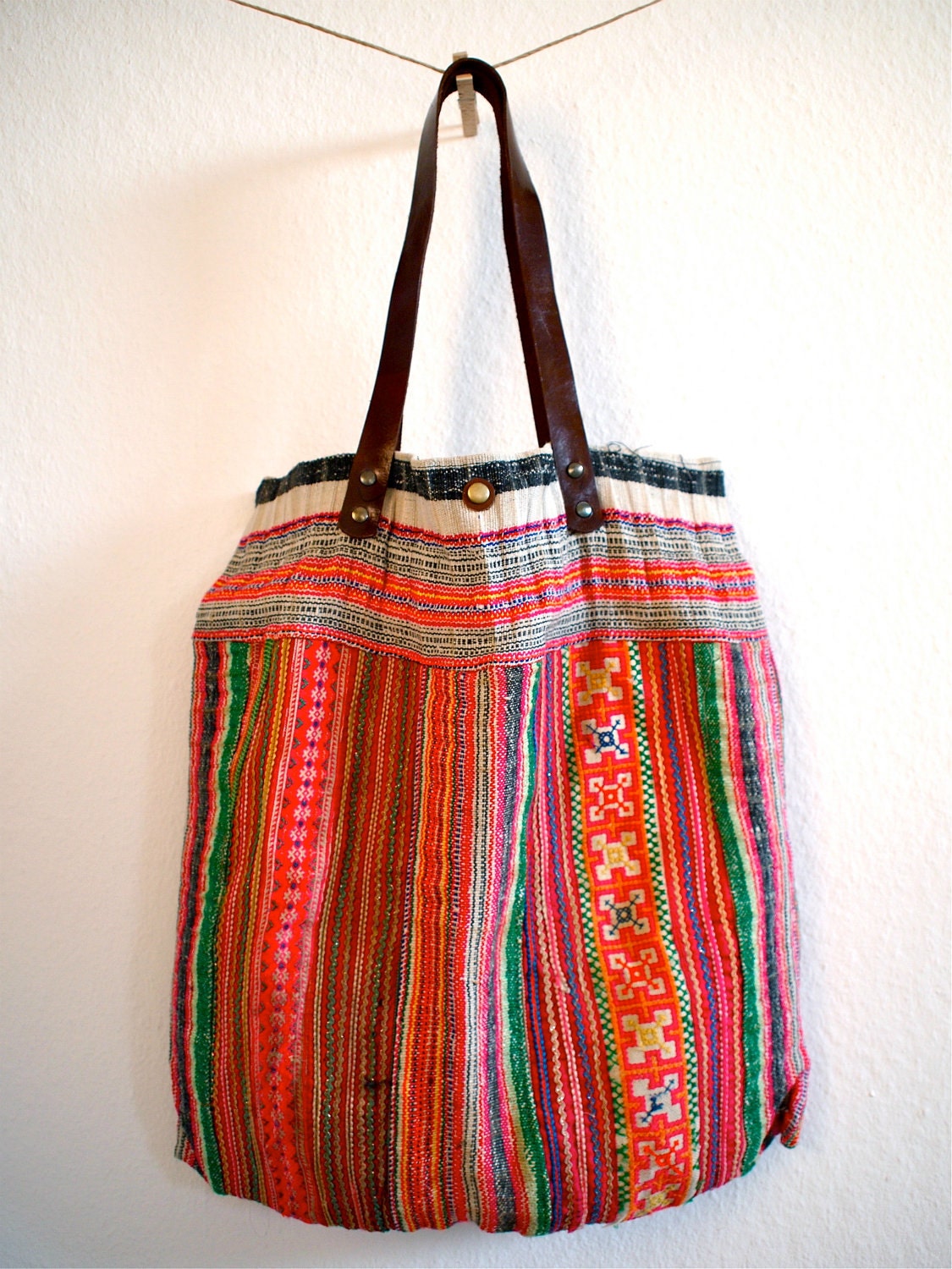 Hill Tribe Shoulder Tote Bag