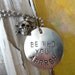 Silver Pirate Necklace - "Be Who You Arrrgh" - Skull and Crossbones