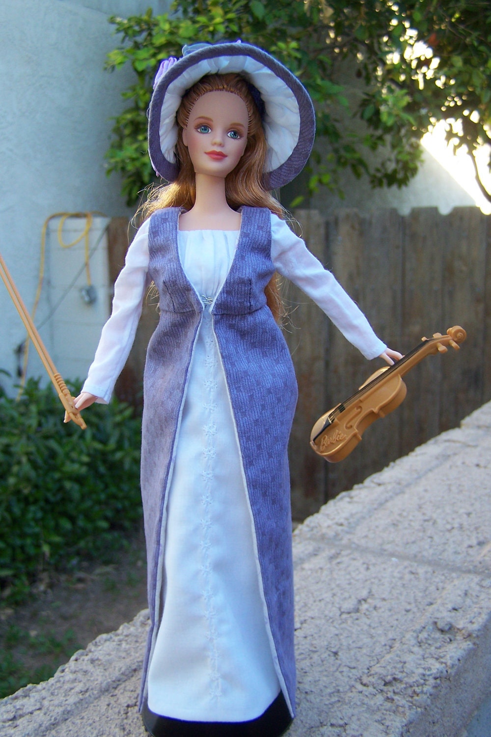 OOAK Regency Jane Austen gown for Barbie