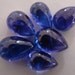 One Pieces of AA Tanzanite Pear shape cabochons 4 TO 5 Carats