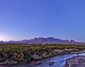 stars over the chisos, big bend national park, texas, 2010