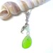 Sea Glass Necklace Green Beach Glass Seahorse Necklace, Seaglass Jewelry