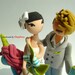 fairy-tale wedding cake topper