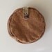 Cinnamon Brown Chiffon Roses Shoe Clips