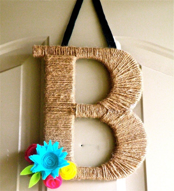 Twine Monogram Wreath