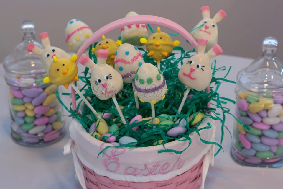 Easter Bunny, Chick or  Egg Cake Pops-Made to Order 1 dozen