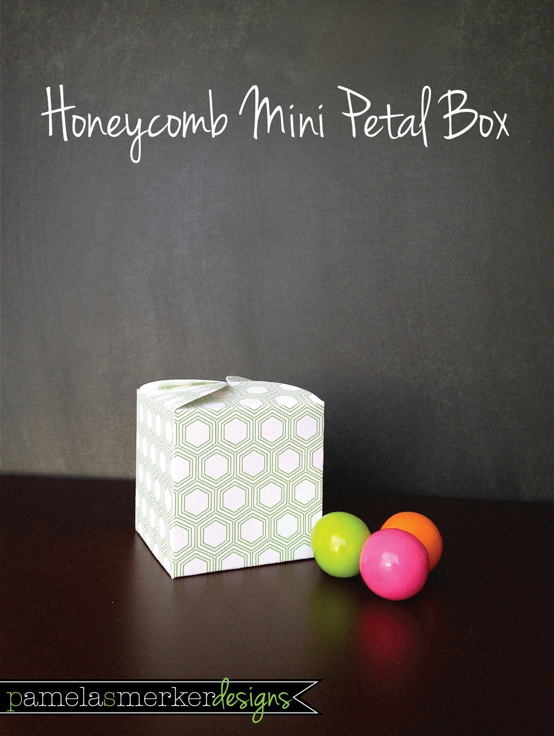 Pick a Color Honeycomb Mini Petal Favor Box