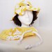 Crocheted Sun Hat & Drawstring Purse