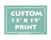 BUY 2 Get 1 Free Personalized Custom Art Print Children decor, Wedding Birthday Anniversary Gift ideas, Baby Nursery wall decor - 13X19