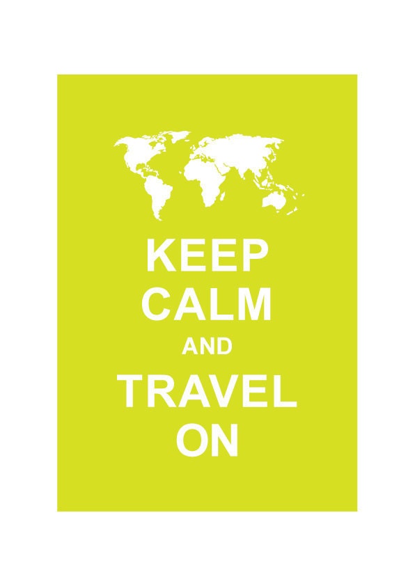 Keep Calm and Travel On : world map -Wedding Birthday Anniversary Gift Children Decor Kids Room Home Decor Bathroom Art - BUY 2 Get 1 Free